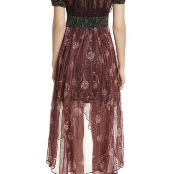 Free People Daisy Fields Floral Sheer Top / Duster Size: XS - Picture 2 of 13